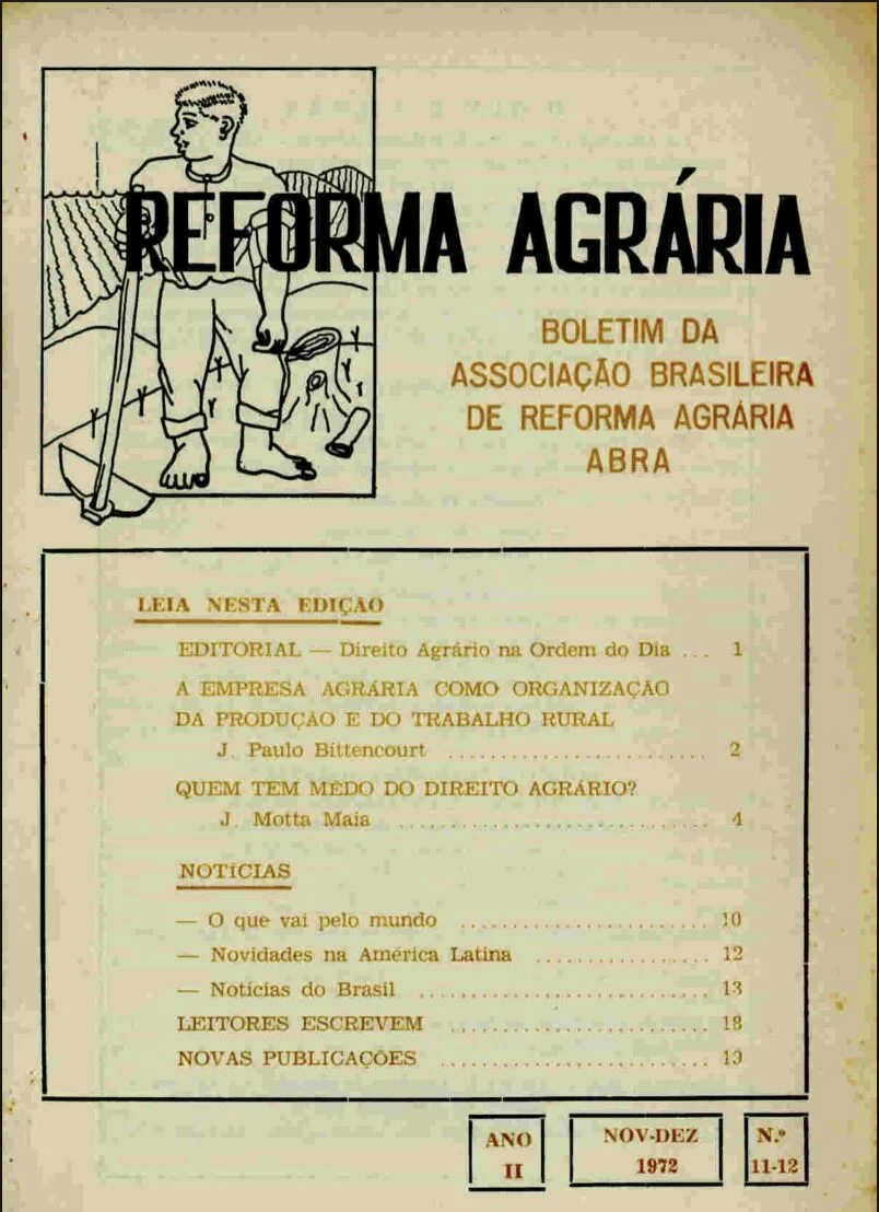 Revista da ABRA Ano 2 nº 11 e 12 (1972)