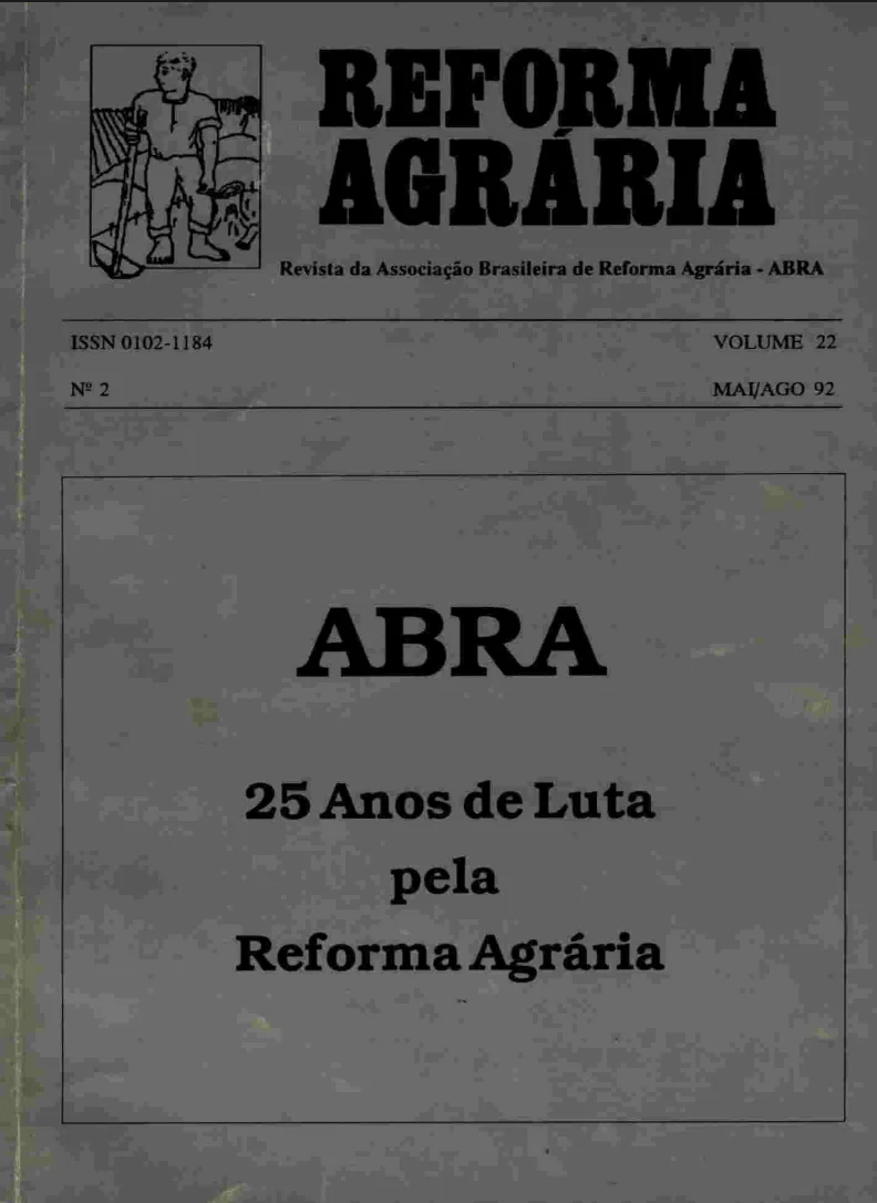 Revista da ABRA Ano 22 nº 2 (1992)