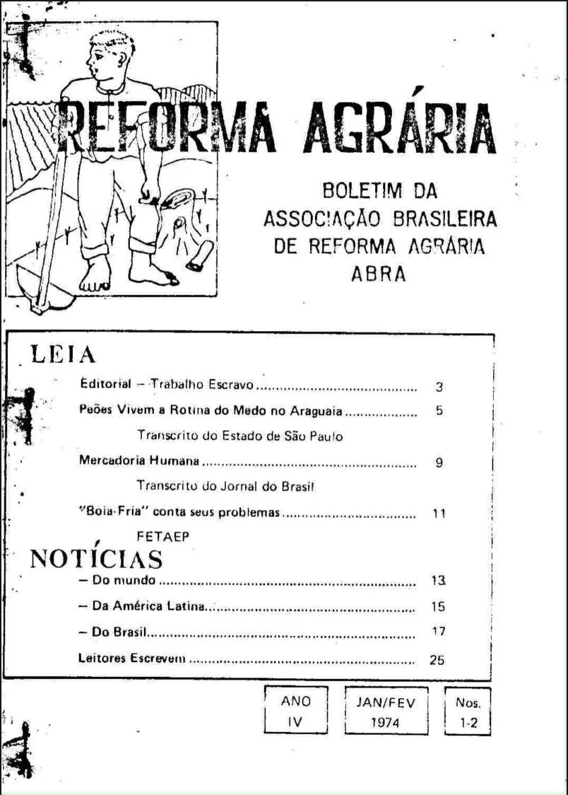 Revista da ABRA Ano 4 nº 1 e 2 (1974)