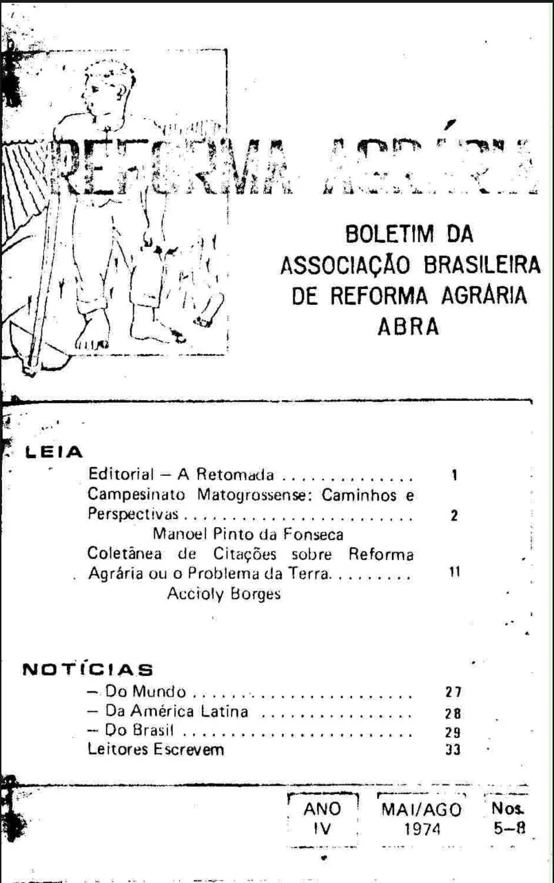Revista da ABRA Ano 4 nº 5 a 8 (1974)